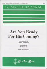 Are You Ready for His Coming? SATB choral sheet music cover